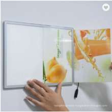 Wall Mounted Picture Insertion Light Box Single or Double Side Custom Size High Brightness Light Box Free Standing